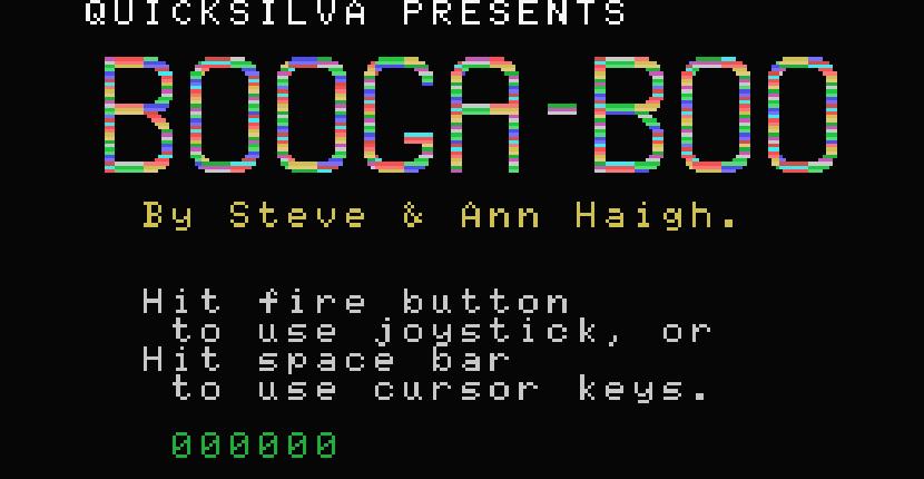 Booga-Boo - MSX de Quicksilva (1986)