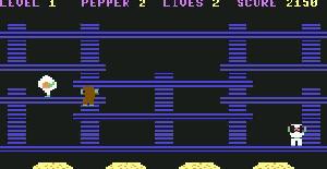 Burger Time | Juego : Commodore 64 | Interceptor Micros & ABC Soft