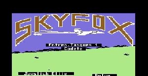 Skyfox - Commodore 64 de AriolaSoft (1985)