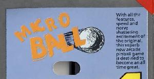Microball | Manual Juego : Amstrad & Spectrum | Alternative Software