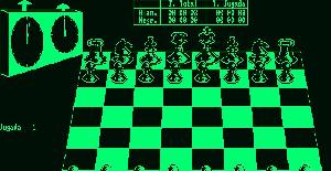 3-D Clock Chess - Amstrad CPW de ACE Software (1985)