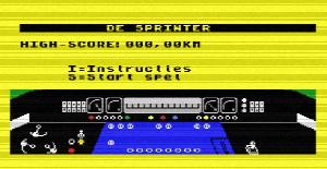 Sprinter - MSX de The Bytebusters (1986)