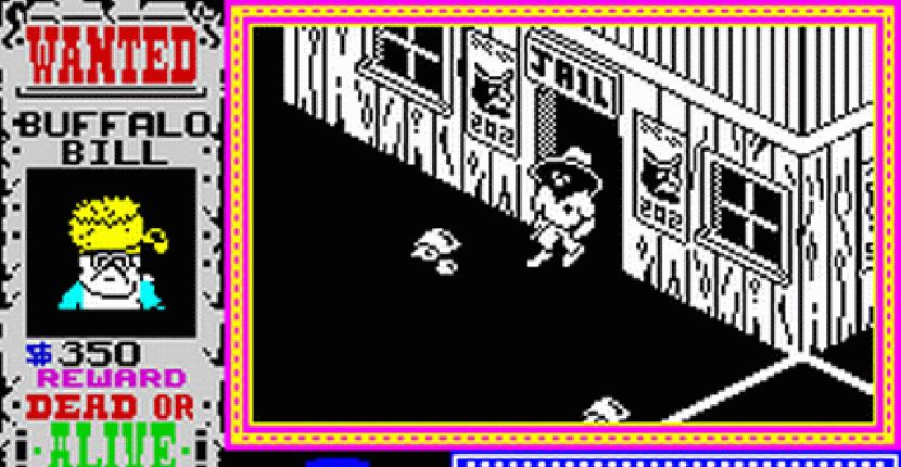 Gunfright para MSX de Ultimate Play de Game (1986)