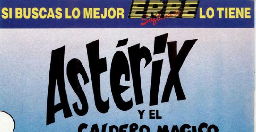 Astérix y el Caldero Mágico | Publicidad | ERBE Software