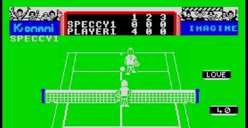Konami Tennis - ZX Spectrum de Imagine (1986)
