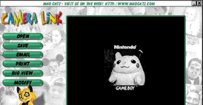 Mad Catz Game Boy Camera Link - Fotos de GB a PC