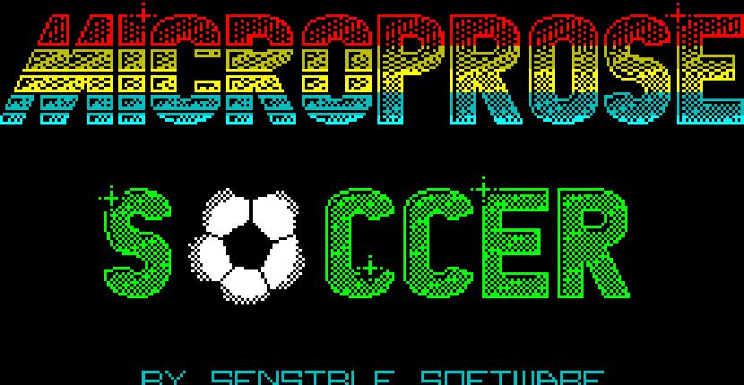 Microprose Soccer - ZX Spectrum de MicroProse Software (1989)