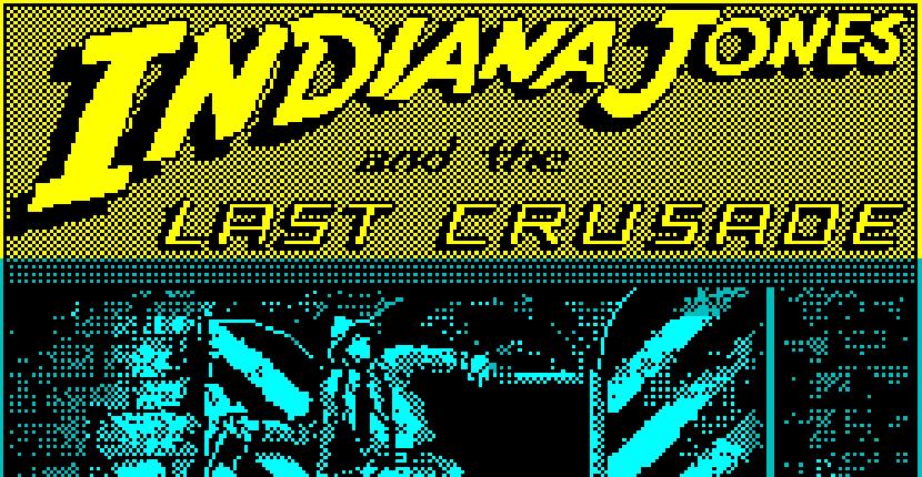 Indiana Jones and the Last Crusade - ZX Spectrum de US Gold (1989)