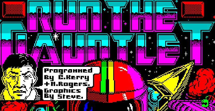 Run the Gauntlet - ZX Spectrum de Ocean Software (1989)