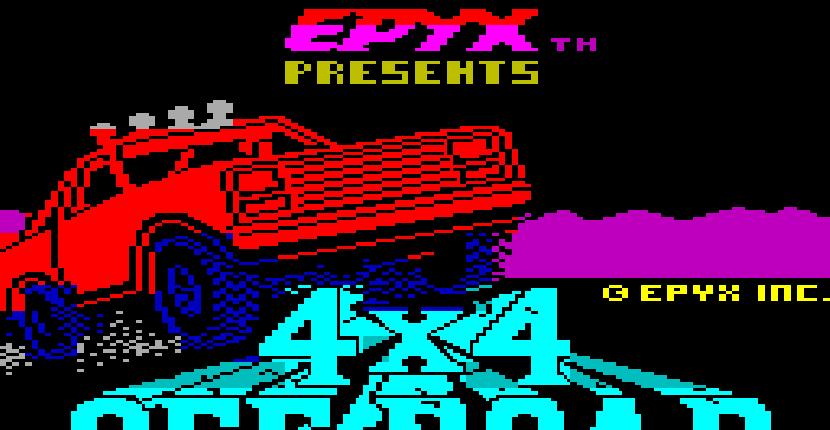 4x4 Off-Road Racing - ZX Spectrum de Epyx (1988)