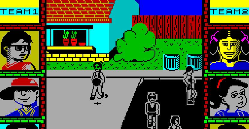 Street Sports Basketball - ZX Spectrum de Epyx (1988)