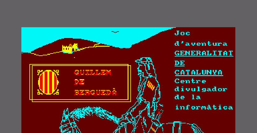 Guillem de Berguedà - Amstrad CPC de ACE Software (1985)