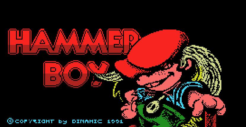 Hammerboy (Hammer Boy) - MSX de Dinamic (1991)