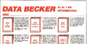 Data Becker | Catálogo : Libros | MSX