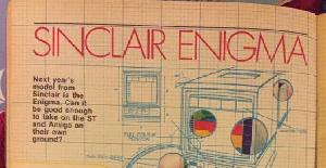 Sinclair Enigma | Noticia : Megaordenador de Sinclair · 1985