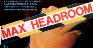 Max Headroom | Publicidad : Juego - Commodore 64 & Spectrum 48K