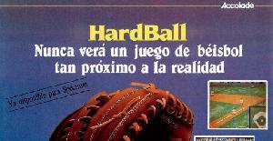 Publicidad del juego HardBall