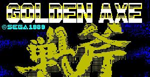 Golden Axe - ZX Spectrum de Virgin Games (1991)