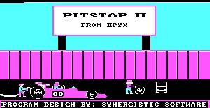  Pitstop II - PC MS-DOS de Epyx (1984)