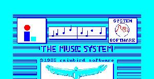 The Music System - Amstrad CPC de Rainbird Software (1986)