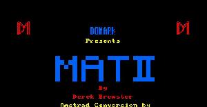 Codename Mat II - Amstrad CPC de Domark (1985)