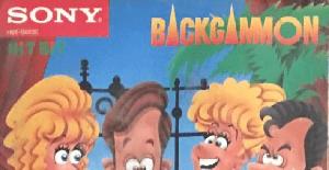 Backgammon - MSX (Softcard) de Technosoft (1984)