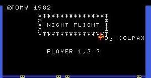 Night Flight - MSX de Tomy Company (1982)
